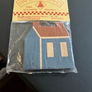 Blue and Brown House Wall Decor